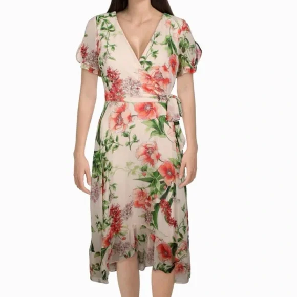 Karl Lagerfeld Paris floral midi dress - Picture 3 of 7